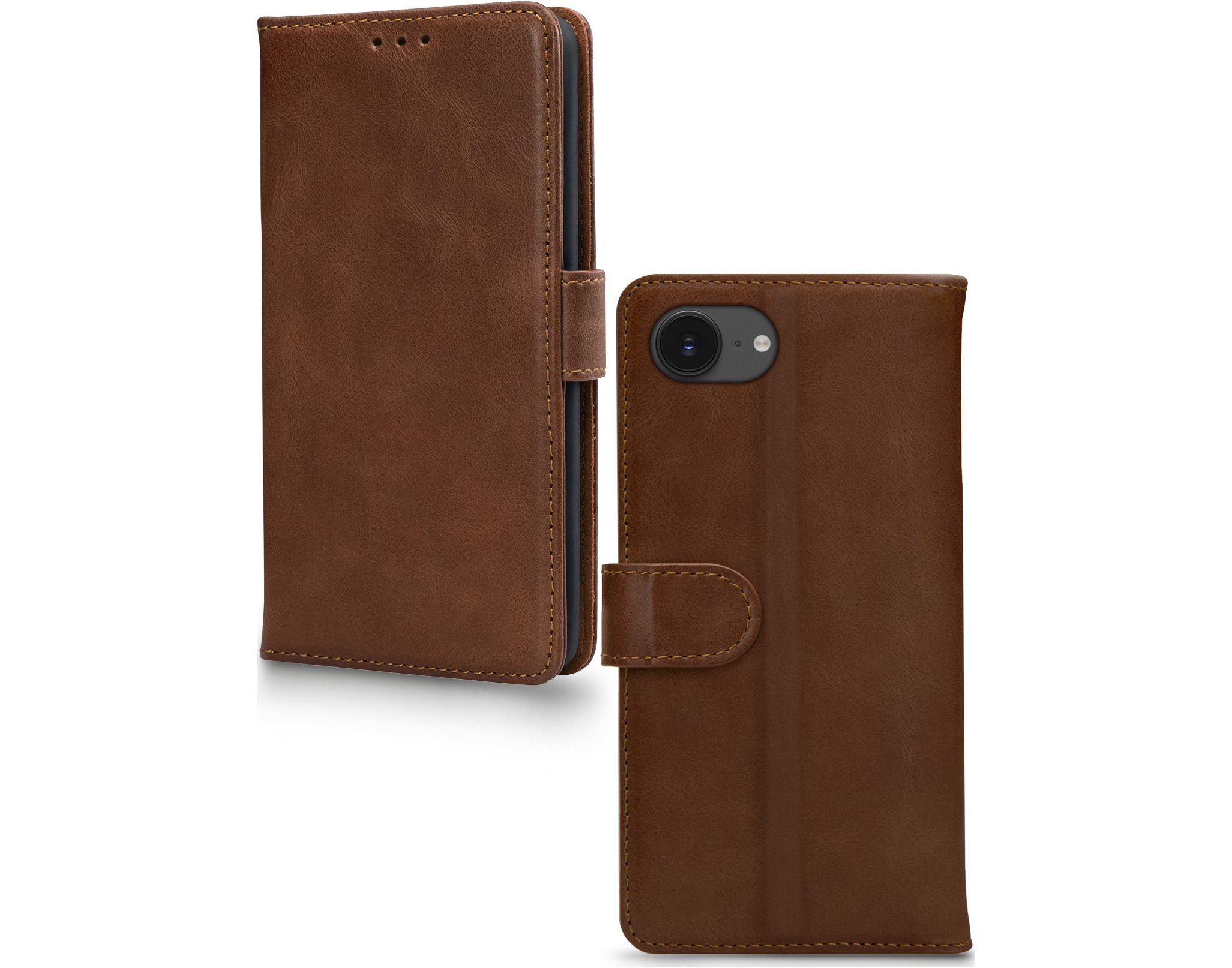 Mobigear Butterfly iPhone 16e Hoesje Bookcase Portemonnee - Blauw 11