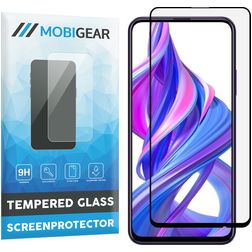 Mobigear Premium HONOR 9X Glazen Screenprotector - Case Friendly - Zwart