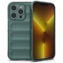 Mobigear Bumpy iPhone 14 Pro Hoesje Flexibel TPU Backcover - Groen
