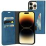 Mobiparts Classic Wallet iPhone 14 Pro Max Hoesje Bookcase Portemonnee - Steel Blue