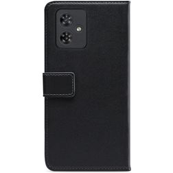 Mobilize Classic Gelly Wallet Motorola Moto G54 Hoesje Bookcase Portemonnee - Zwart