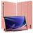 Mobigear Domo Samsung Galaxy Tab S10 Ultra Hoes Bookcase + Stylus Houder - Roze