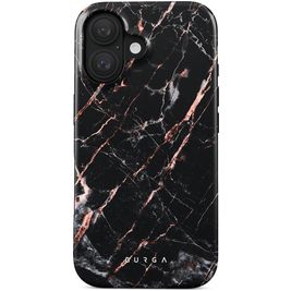 Burga Tough iPhone 16 Hoesje Hardcase Backcover Shockproof - Rose Gold Marble Burga Tough iPhone 16 Hoesje Hardcase Backcover Shockproof - Rose Gold Marble