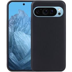 Mobigear Basics Google Pixel 9 Hoesje Flexibel TPU Backcover - Zwart