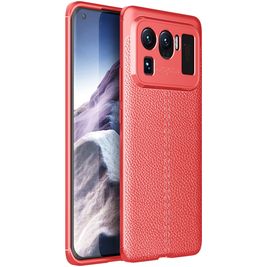 Mobigear Luxury Xiaomi Mi 11 Ultra Hoesje Flexibel TPU Backcover - Rood