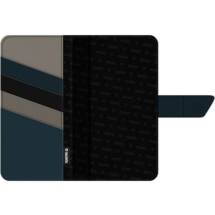 Valenta Snap Echt Leer Hoesje Bookcase Portemonnee - Large - Zwart