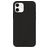Valenta Snap Luxe iPhone 12 Mini Hoesje Echt Leer Backcover - Zwart