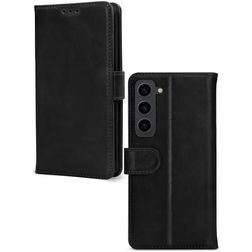 Mobilize Premium Gelly Wallet Samsung Galaxy S23 Hoesje Bookcase Portemonnee - Zwart