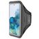 Mobiparts Comfort Fit Telefoonhouder Hardlopen Samsung Galaxy S20 Sport Hoesje Neopreen Sportarmband - Zwart