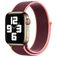 Mobigear Woven Nylon Apple Watch Bandje Klittenbandsluiting - 42/41/40/38 mm - Paars