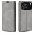 Mobigear Retro Slim iPhone 17 Pro Hoesje Bookcase Portemonnee - Grijs