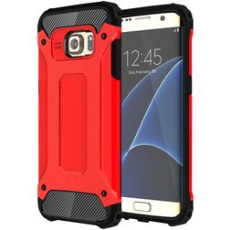 Mobigear Outdoor Samsung Galaxy S7 Edge Hoesje Hardcase Backcover Shockproof - Rood