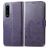 Mobigear clover Sony Xperia 5 IV Hoesje Bookcase Portemonnee - Paars