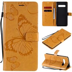 Mobigear Butterfly LG V60 ThinQ Hoesje Bookcase Portemonnee - Cognac