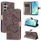 Mobigear Butterfly Samsung Galaxy A26 Hoesje Bookcase Portemonnee - Grijs