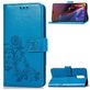 Mobigear Clover OnePlus 6T Hoesje Bookcase Portemonnee - Blauw