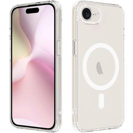 Mobigear Crystal Doorzichtig iPhone 16e MagSafe Hoesje Hardcase Backcover - Transparant