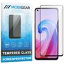 Mobigear Premium OPPO A96 Glazen Screenprotector - Case Friendly - Zwart