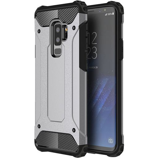 Mobigear Outdoor Samsung Galaxy S9 Plus Hoesje Hardcase Backcover Shockproof - Grijs