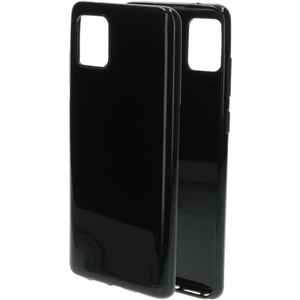 Mobiparts Classic Samsung Galaxy Note 10 Lite Hoesje Flexibel TPU Backcover - Zwart