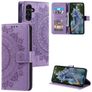 Mobigear Mandala Samsung Galaxy S25 FE Hoesje Bookcase Portemonnee - Paars