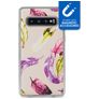 My Style Magneta Samsung Galaxy S10 Hoesje Flexibel TPU Backcover - Feathers