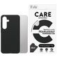 CARE by PanzerGlass Fashionable Samsung Galaxy S25 Plus Siliconen Hoesje Backcover - Zwart