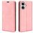 Mobigear Retro Slim iPhone 17 Hoesje Bookcase Portemonnee - Roze
