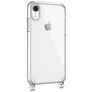 Mobigear Mix & Match Doorzichtig iPhone XR Flexibel TPU Hoesje met koord - Transparant