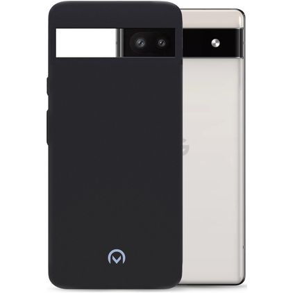 Mobilize Rubber Gelly Google Pixel 6a Hoesje Flexibel TPU Backcover - Matt Black
