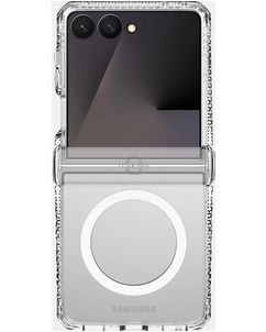 ITSKINS Level 2 HybridMagClear R Doorzichtig Samsung Galaxy Z Flip 8 MagSafe Hoesje Hardcase Backcover Shockproof - Transparant