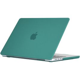 Mobigear Matte MacBook Pro 16 Inch (2019-2020) Hoes Hardshell Laptopcover MacBook Case - Donkergroen - Model A2141