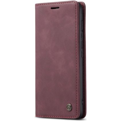 Caseme 013 Samsung Galaxy A41 Hoesje Bookcase Portemonnee - Rood