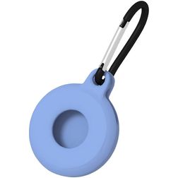 Mobigear Circle Key Apple AirTag Hoesje Flexibel TPU Sleutelhanger - Denim Blue