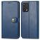 Mobigear Snap Button Realme GT Master Edition Hoesje Bookcase Portemonnee - Blauw
