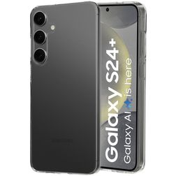 Mobiparts Classic Doorzichtig Samsung Galaxy S24 Plus Hoesje Flexibel TPU Backcover - Transparant