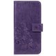 Mobigear Clover OnePlus 6T Hoesje Bookcase Portemonnee - Paars