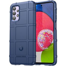 Mobigear Rugged Shield Samsung Galaxy M23 Hoesje Flexibel TPU Backcover Shockproof - Blauw