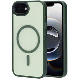 Mobiparts Hardcover iPhone 16e MagSafe Hoesje Hardcase Backcover - Satin Green