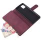 Mobigear Zipper Samsung Galaxy Note 10 Lite Hoesje Bookcase Portemonnee - Rood