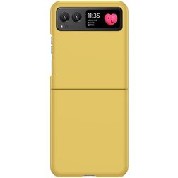 Mobigear Colors Motorola Razr 40 Hoesje Hardcase Backcover - Geel