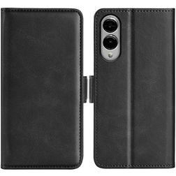 Mobigear Slim Magnet Samsung Galaxy S25 Edge Hoesje Bookcase Portemonnee - Zwart