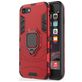 Mobigear Armor Ring iPhone 8 Hoesje Hardcase Backcover Shockproof met Ringhouder - Rood