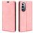 Mobigear Retro Slim Motorola Edge X30 Hoesje Bookcase Portemonnee - Roze