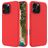 Mobigear Rubber Touch iPhone 16 Pro Siliconen Hoesje Backcover - Rood