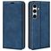 Mobigear Retro Slim Samsung Galaxy S24 FE Hoesje Bookcase Portemonnee - Donkerblauw