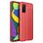 Mobigear Luxury Samsung Galaxy A03s Hoesje Flexibel TPU Backcover - Rood
