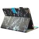Mobigear Marble iPad 6 (2018) Hoes Bookcase - Zwart