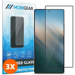 Mobigear Premium Samsung Galaxy S25 Ultra Glazen Screenprotector - Case Friendly (3-Pack)