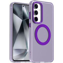 Mobigear Shockproof Samsung Galaxy S24 FE MagSafe Hoesje Hardcase Backcover - Paars